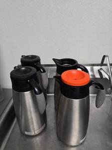 lot 137 image: Lot of 4 Curtis Thermo Pro Coffee Dispensers
