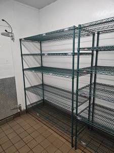lot 191 image: Metro Antimicrobial Shelf.  Shelf Measures 74 x 60 x 24