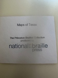 lot 159 image: Braille maps of Texas