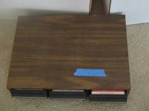 lot 106 image: cassette tapes and holder