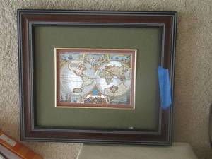 lot 104 image: world framed photo