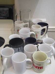 lot 117 image: various coffee cups