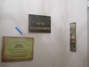 lot 123 image: wall art qty 3 pieces