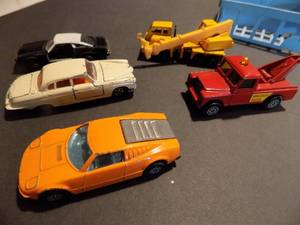 lot 207 image: CORGI JUNIOR - LAND ROVER - (GREAT BRITAIN), FORD G T 70  RAOD MASTERS - JAGUAR MK X  ZZZYLIMER - CHEVELLE  HARD TOP P323, CRANE TRUCK P-311