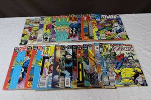 lot 23 image: Lot of DCMarvelGi-joe comic books