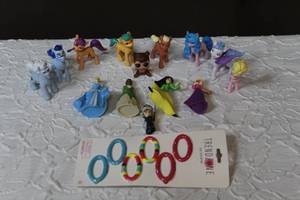 lot 36 image: Lot of My Little pony figures and princess figures and more see pictures