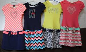 lot 95 image: Lilt dresses all size 12 kids