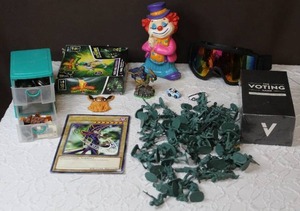 lot 213 image: Power ranger block set   clown bankarmy menthe voting game and more see pictures