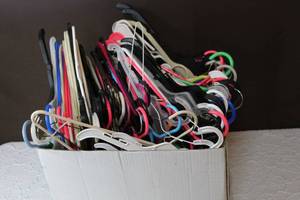 lot 216 image: Box full of hangers