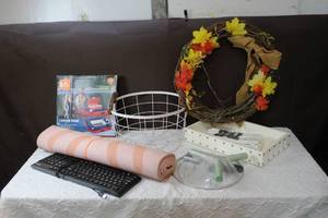 lot 221 image: Cooler floatyoga matsmall table and more see pictures