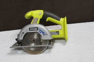 lot 244 image: Ryobi 18.0v saw tested no battery