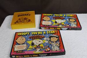 lot 253 image: 2- Snoopy youre A Star games and Goblet game