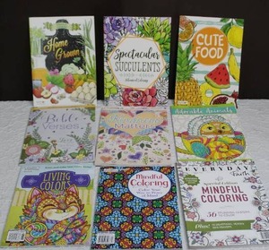 lot 265 image: Stress reliever coloring books all unused