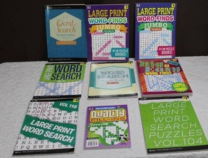 lot 266 image: Crossword and word finds all unused