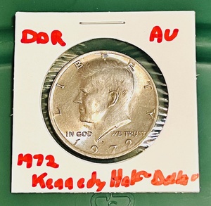 lot 54 image: 1972 Kennedy Half-Dollar (AU) - Double Die Reverse