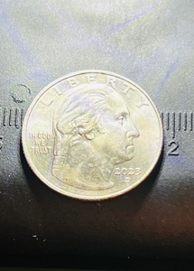 lot 77 image: 2023-D Eleanor Roosevelt Quarter - Lamination Error