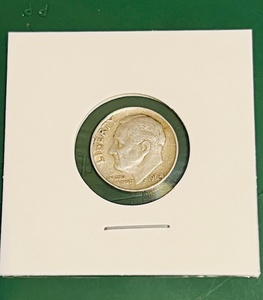 lot 107 image: 1964 Silver Roosevelt Dime WDDR Error