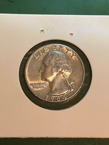 lot 146 image: 1964-D Silver Washington Quarter - Beautiful Example of the Double Die Reverse (DDR) &amp Repunched Mint Mark (RPM)