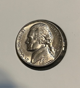 lot 116 image: 1962 Jefferson Nickel WDDO Error