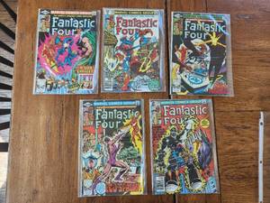 lot 127 image: Marvel Comics - Vintage 50 cent - 1980 - Fantastic four - #225, 226, 227,228, and 229