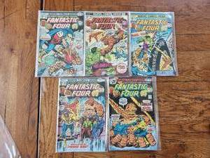 lot 36 image: Marvel Comics - Fantastic Four 25 cent - #165, 166, 167, 168, 169