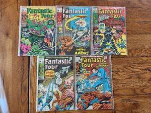 lot 50 image: Marvel Comics - Fantastic Four 15 cent - #110, 111, 112, 113, 114