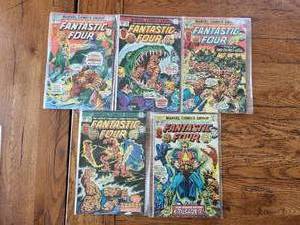 lot 61 image: Marvel Comics - Fantastic Four 25 cent - #160, 161, 162, 163, 164