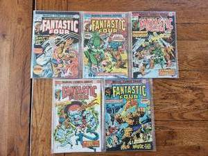 lot 72 image: Marvel Comics - Fantastic Four 25 cent - #155, 156, 157, 158, 159