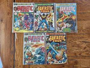 lot 93 image: Marvel Comics - Fantastic Four 20 cent - #135, 136, 137, 138, 139 -