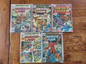 lot 46 image: Marvel Comics - Fantastic Four 30 cent - #180, 181, 182, 183, 184