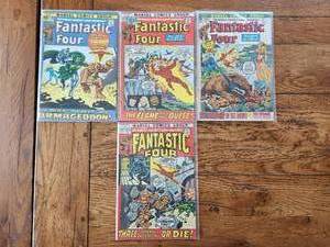 lot 52 image: Marvel Comics - Fantastic Four 20 cent - #116, 117, 118, 119