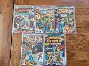 lot 74 image: Marvel Comics - Fantastic Four 30 cent - #175, 176, 177, 178, 179