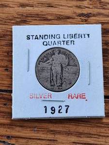 lot 104 image: 1927 Standing Liberty Quarter - silver - rare