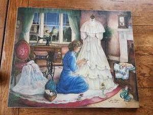 lot 48 image: Mothers Loving Hands by Paula Vaughn - Acrylagraph  museum quality - #2150 - Limited Edition - C.O.A - signed by artist