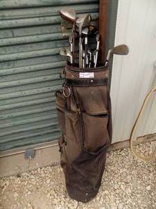 lot 428 image: GOLF -- WOODS   NORTWESTERN,  RAVE,  IDEA PLUS  & IRONS  8454,  BIG EASY,  PLUS OTHERS  AND A BAG