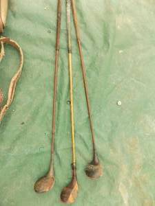 lot 373 image: HICKORY SHAFT DRIVERS   BRAISSE X1  &  SPOON X 2
