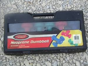 lot 35 image: Neoprene dumbell set