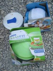 lot 74 image: stay fit Tupperware