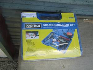 lot 91 image: pro tech soldering gun kit