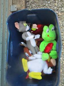 lot 104 image: cartoon stuffed animals