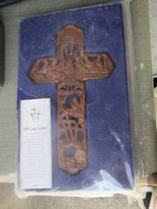 lot 126 image: the last supper cross new