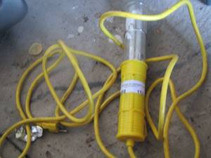 lot 153 image: yellow shop light