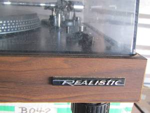 lot 173 image: realistic turntable with various records