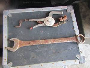 lot 187 image: large wrench and 