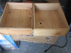 lot 192 image: qty 2 wooden boxes
