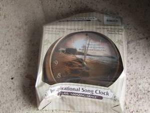 lot 257 image: Inspirational song clock