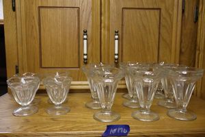 lot 170 image: Dessert and ice cream sundae dishes