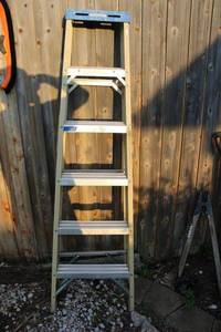 lot 267 image: 6 ft. Werner ladder