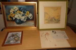 lot 88 image: Wall art with Peter Parnall LE print of FROG