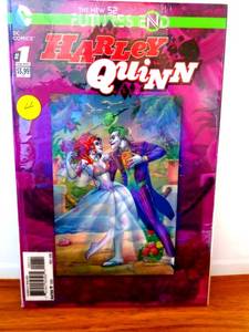 lot 4 image: The New 52 Harley Quinn #1 Lenticular Cover DC Comics - 2014 $$